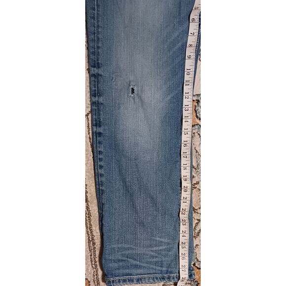 Silver Jeans Gordie 32x28 Light wash Blue Mens Jeans Distressed Destroyed - Picture 6 of 8